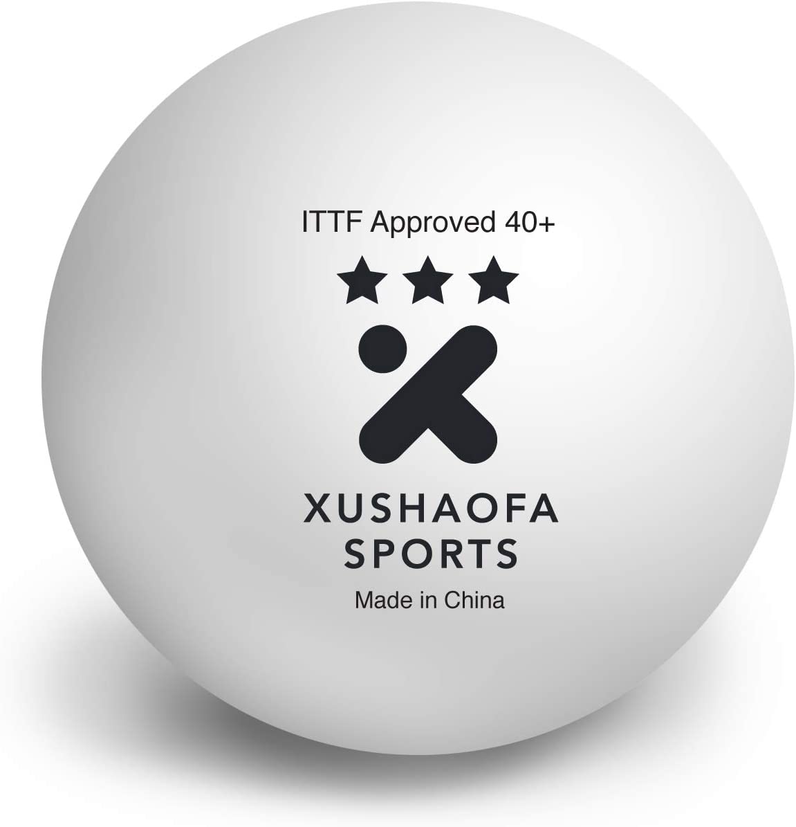 1.	Xushaofa 40+ Seamless Poly Table Tennis Balls