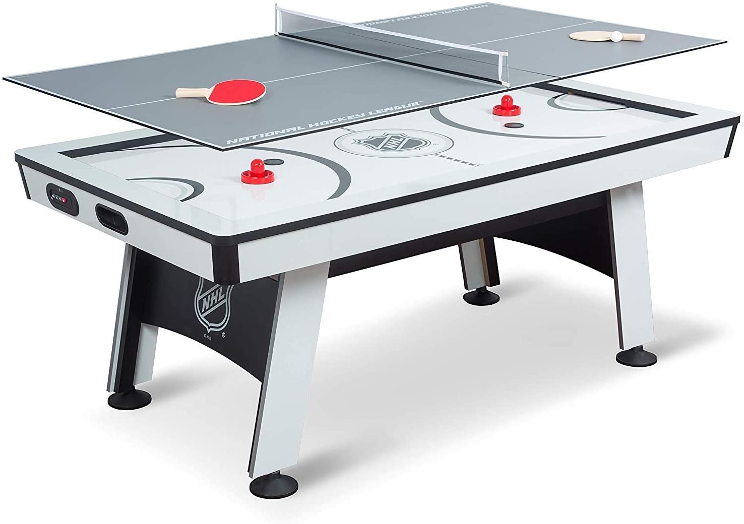 NHL Power Play Air Powered Hockey Table with Table Tennis Top