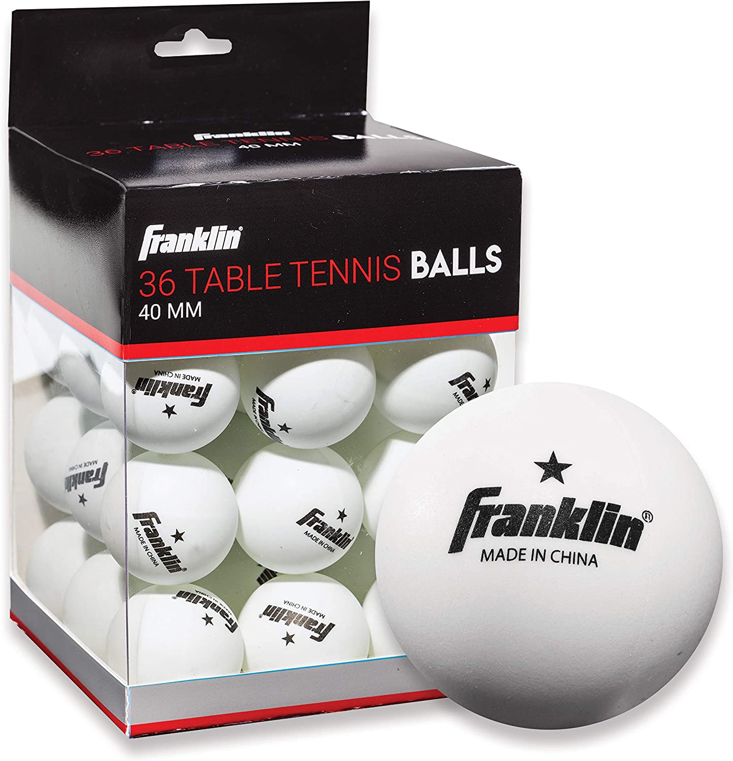 1.	Franklin Sports Table Tennis Balls