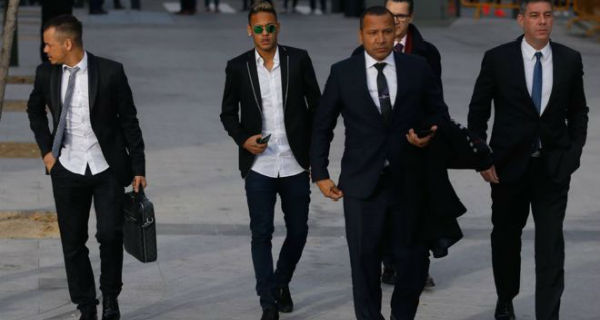 Neymar Sr: Seeing my son in court was a sad day