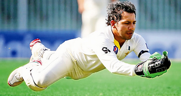 Most dismissals by wicketkeeper Sarfaraz Ahmed
