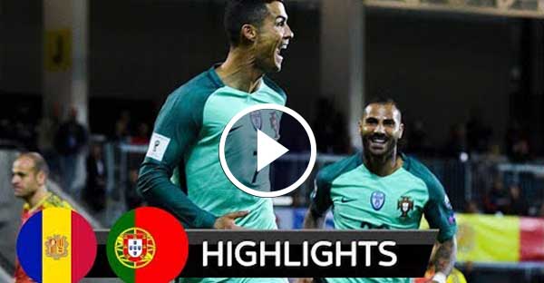 Andorra vs Portugal 0-2 - All Goals & Highlights