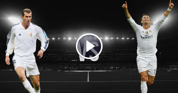 Cristiano Ronaldo vs. Zinedine Zidane – Best Skills & Goals [Video]